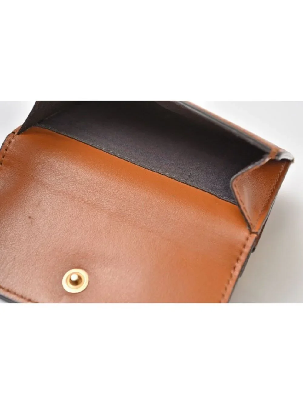 Fendi Wallet Mini Trifold Aayz Soft Leather Brown